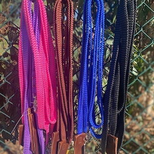 Horse Split Reins With Leather Flappers Western Stock & General Purpose