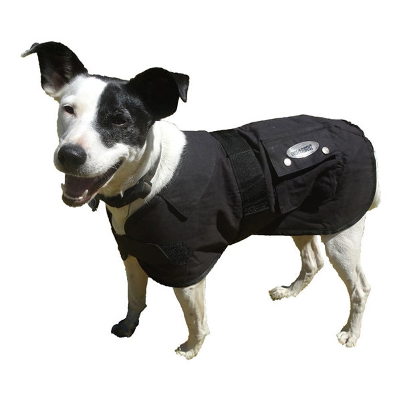 Oilskin Dog Coat Nullarbor Rug Waterproof Winter Sherpa Fur Lined FREE