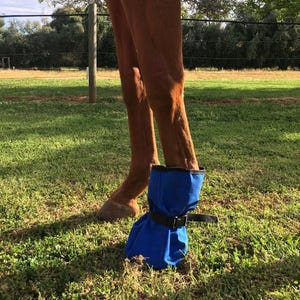 Horse Poultice Boot Strong Canvas  Reusable Hoof Boot For Protection Abscess Infection