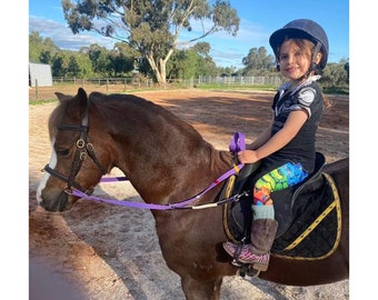 Marker Contact Reins For Children & Beginners For Aid Of Balance With Coloured Grip Markers