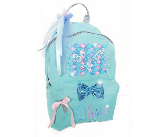 mermaid school bag