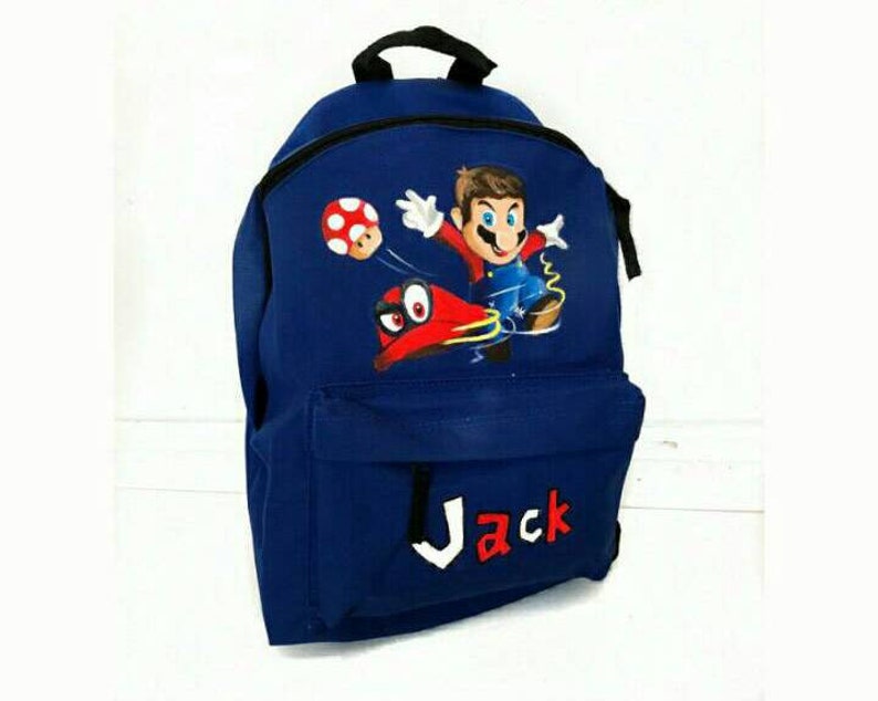 super mario school bag