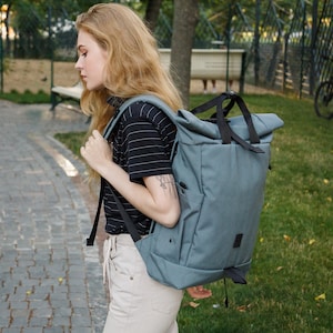 Backpack Roll Top / Laptop Rolltop / Women Backpack / Men Backpack / Backpack for Travel