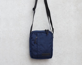 Blaue Schultertasche Messenger Bag Cross Body Bag Herren Tasche Cordura Tasche