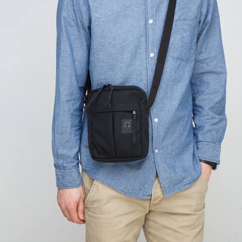 Gifts Under 30 for Men Black Shoulder Bag Messenger Bag Etsy