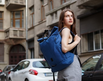 Rucksack / Laptop Rucksack / City Rucksack / Roll Top Backpack  / Laptop bag / Women backpack / Men backpack / Backpack for travel