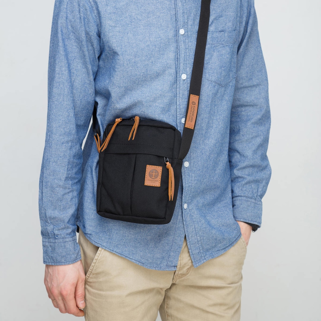 Sacoche Homme Bandouliere Homme En Toile Sac Portés épaule Pour