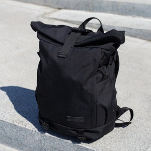 Backpack Roll Top / Laptop bag / Women backpack / Men backpack / Backpack for travel / Water Resistant Travel Rucksack image 5