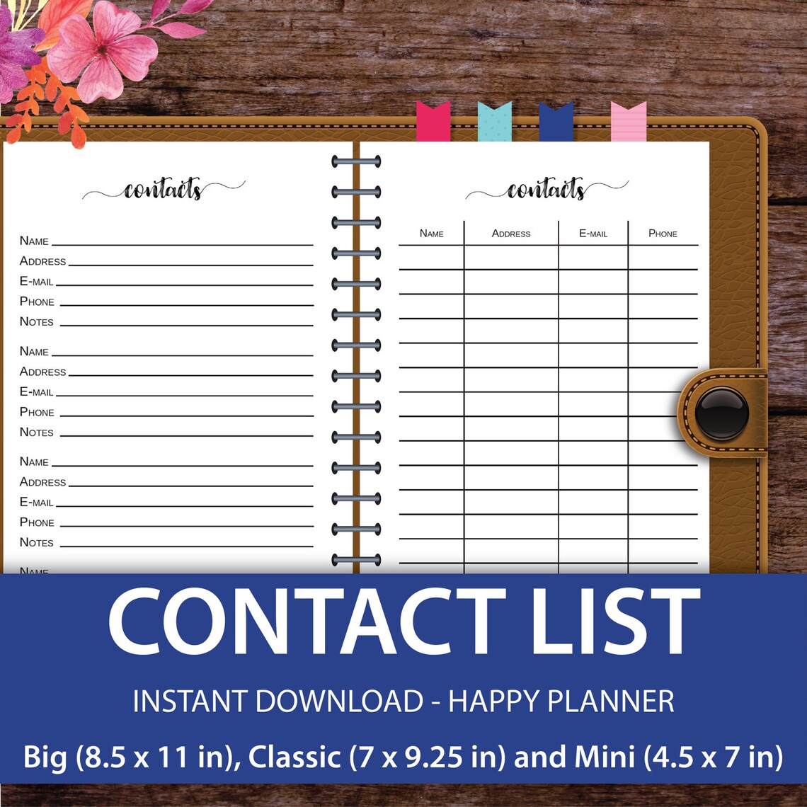 Contact Paper, Phone Number, Contact Page, Contact Number, Big Happy