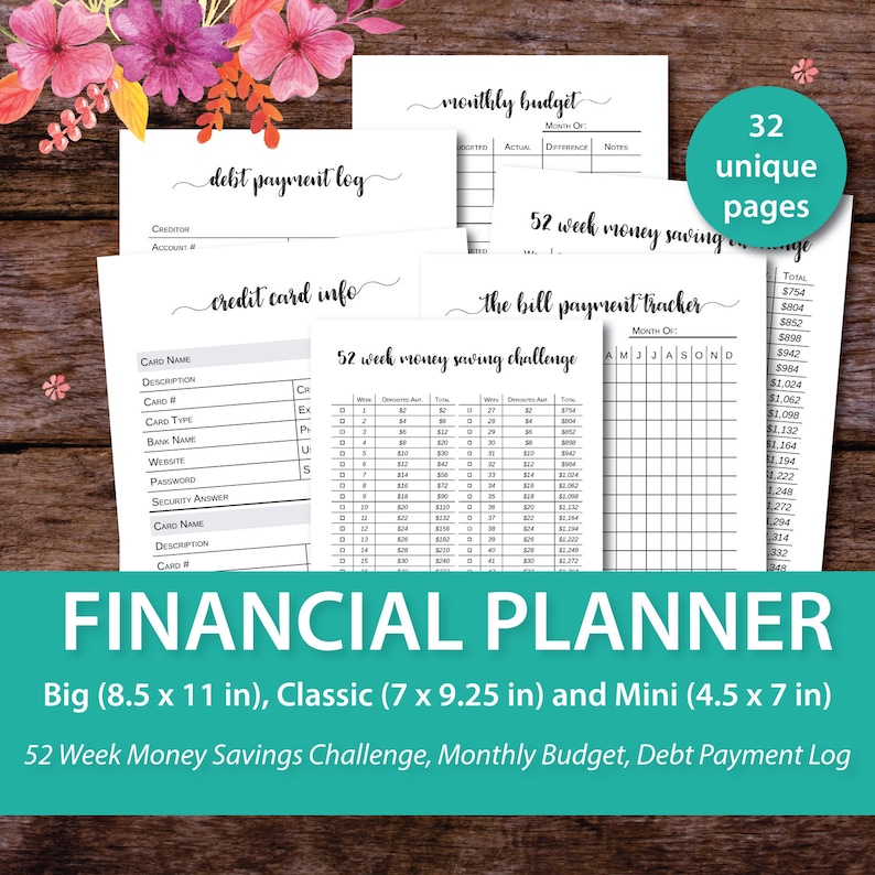 Budget Binder Monthly Budget Planner Happy Planner Budget image 1