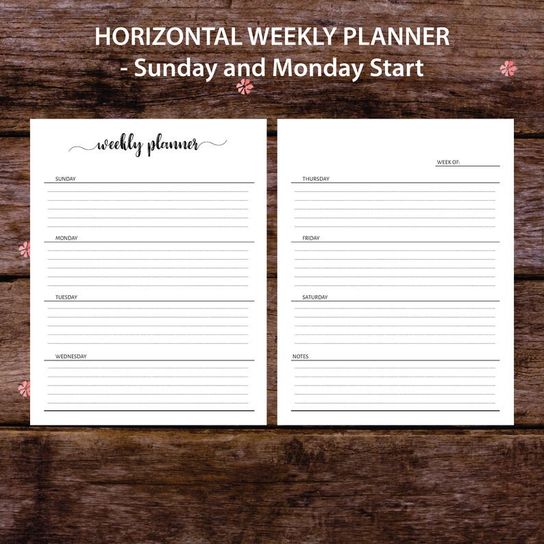 Student Planner 20192020 Academic Monthly Planner Academic Etsy