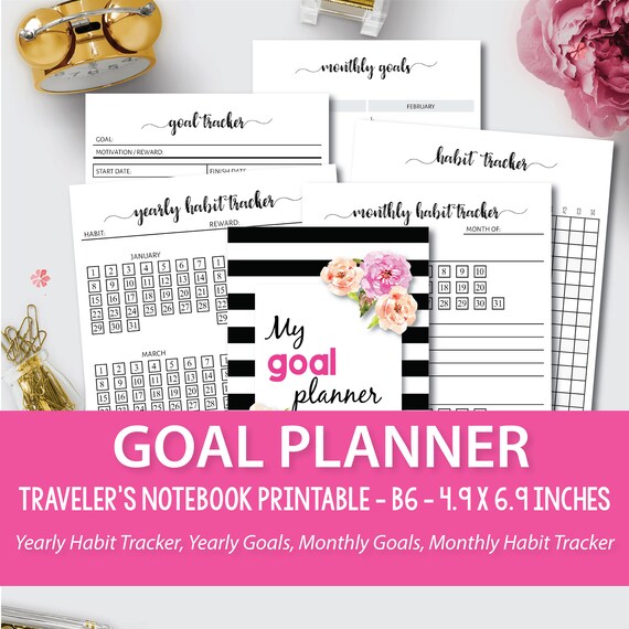 Traveler's Notebook Insert Travelers Planner Inserts | Etsy