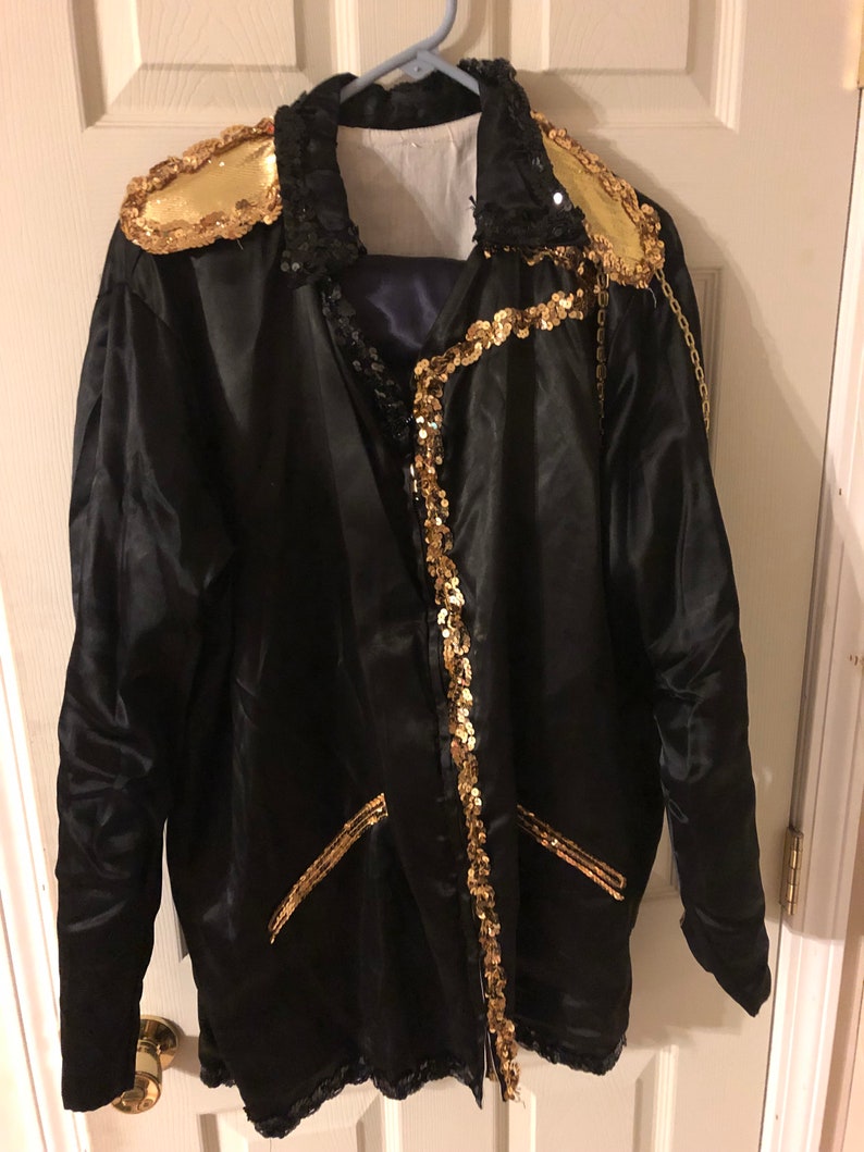 Vintage Rolling Stones Mardi Gras costume cosplay New Orleans Mobile Dragoncon Halloween Jazzfest men\u2019s large