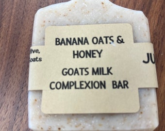 Banana Oats & Honey Goats Milk Complexion Bar