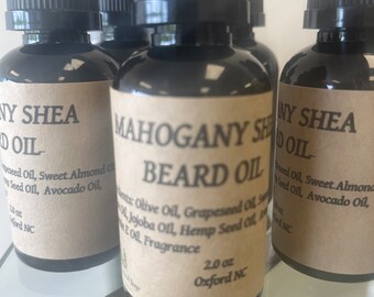 Mahogany Shea Beard Oil