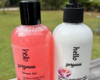 Hello Gorgeous Body Wash and Lotion Set