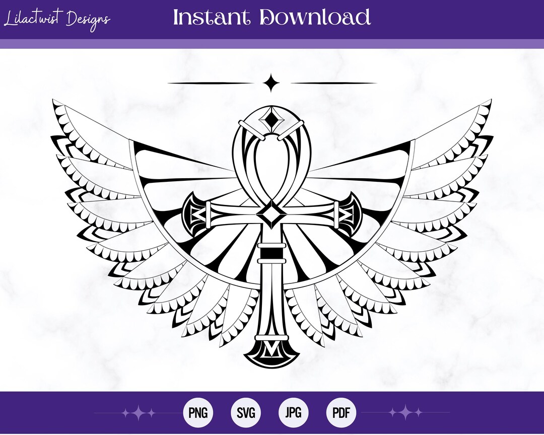 Egyptian Ankh SVG | Ankh Cricut Cutting File | Ankh JPG | Egypt Symbol ...