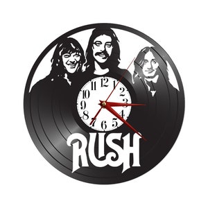 Vinyl record clock - wall clock - music decoration - classic rock