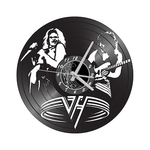Vinyl record clock **FREE SHIPPING ** Vintage - Re-purposed  - records for wall