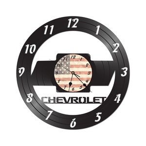 Kostenloser Versand!! Chevy Vinyl Album Schallplattenuhr made in the &gt; USA &lt;