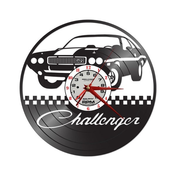 Dodge Challenger Wall Clocks - Etsy