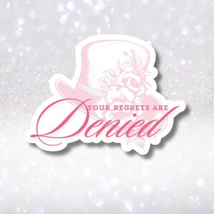 Lady Danbury-sticker geïnspireerd op de Bridgerton-serie - quote sticker - sticker Regency Era - Kindle Pop Charms - roze girly sticker met hoed