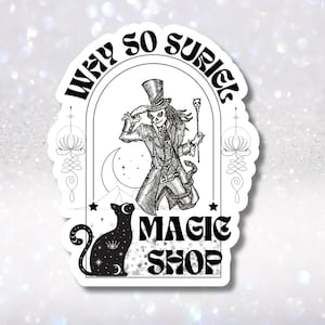 Sticker inspiré d'ACOTAR de la boutique magique Suriel - Sticker cour d'épines et de roses - Velaris Rhysand - Charm Kindle - Sticker squelette