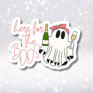 Hier für die Boos Geist Aufkleber - Süßer Halloween Geist Aufkleber - Sehr Demure Aufkleber - Party Geist Gruselige Tischdekorationen - Lustiger Geist