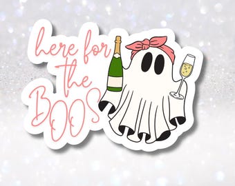 ブーイングゴーストステッカー - かわいいハロウィンゴーストステッカー - とても控えめなデカール - パーティーゴースト不気味なテーブルデコレーション - 面白いゴースト