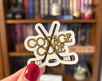 Cottagecore Heated Rivalry Hockey Sticker - Sports Aesthetic Kindle Accessory - LGBTQ Romance - I'm Coming to the Cottage