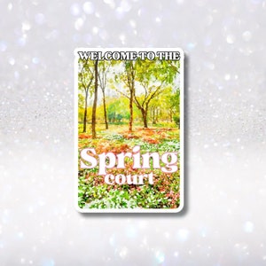 ACOTAR Spring Court Vinyl Aufkleber! Ein Gericht der Dornen und Rosen TOG Aufkleber; Velaris; Sand; Kindle Anhänger; Bücherwurm; Buchliebhaber Aufkleber
