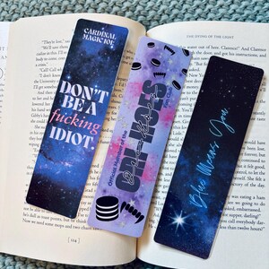 Zodiac Bookmark Set | Snake Crown Bookmark | Colorful Laminated Bookmarks | Gifts for Readers | Libra Gemini Aquarius Zodiac Gift image 10