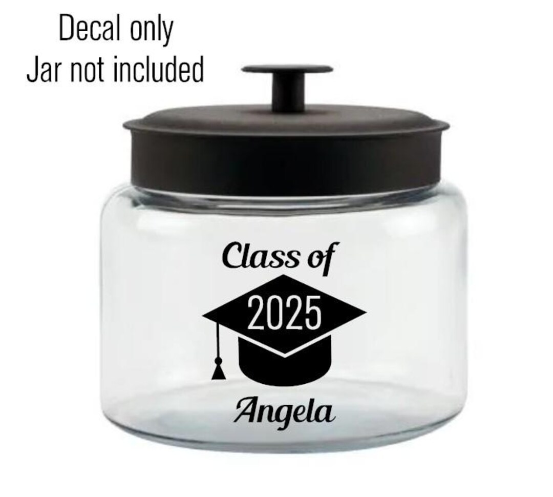 Personalized Graduation Vinyl Decal - Class of 2025 - Etsy