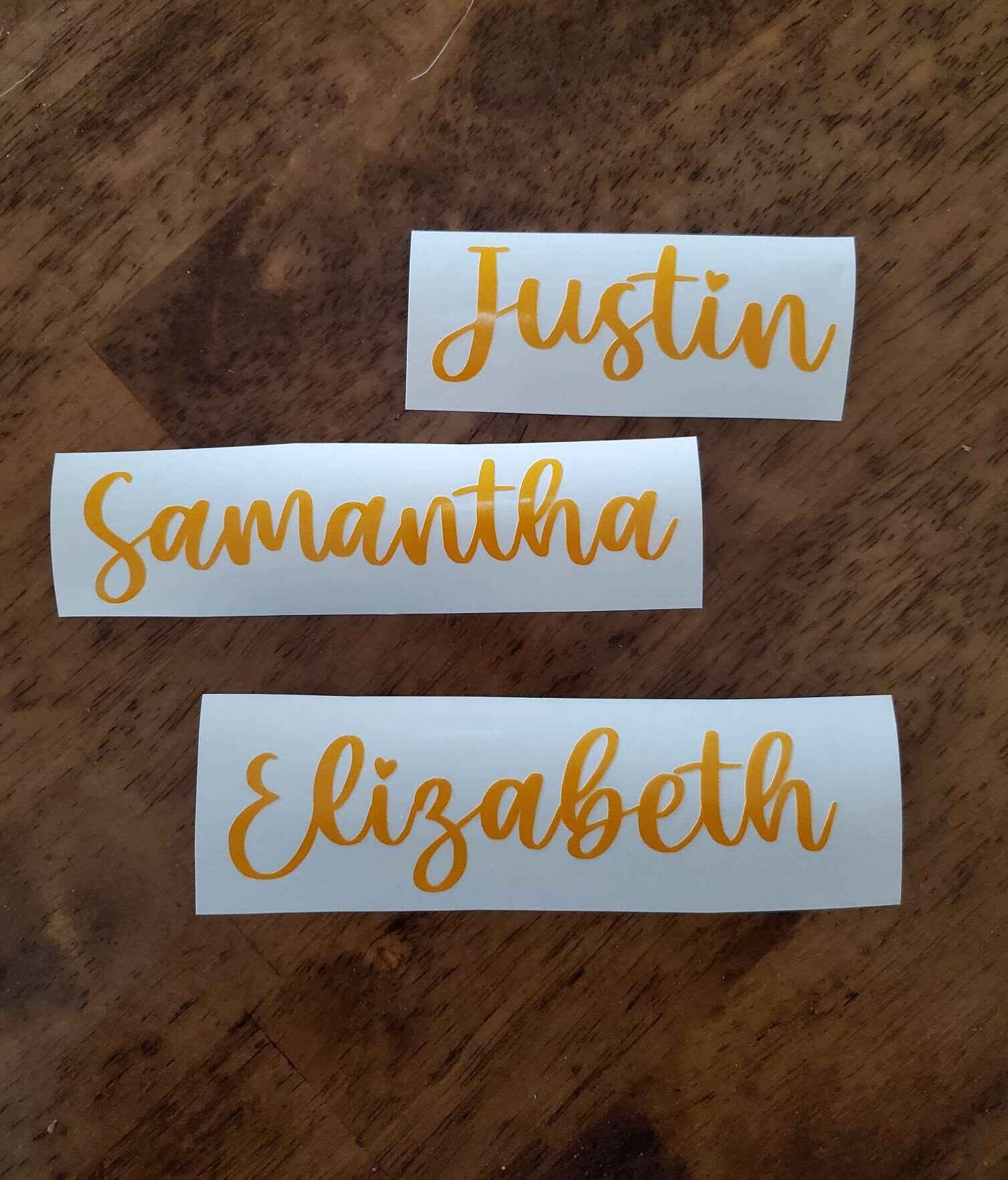 Custom Vinyl Name Decal / Tumbler Decal Etsy