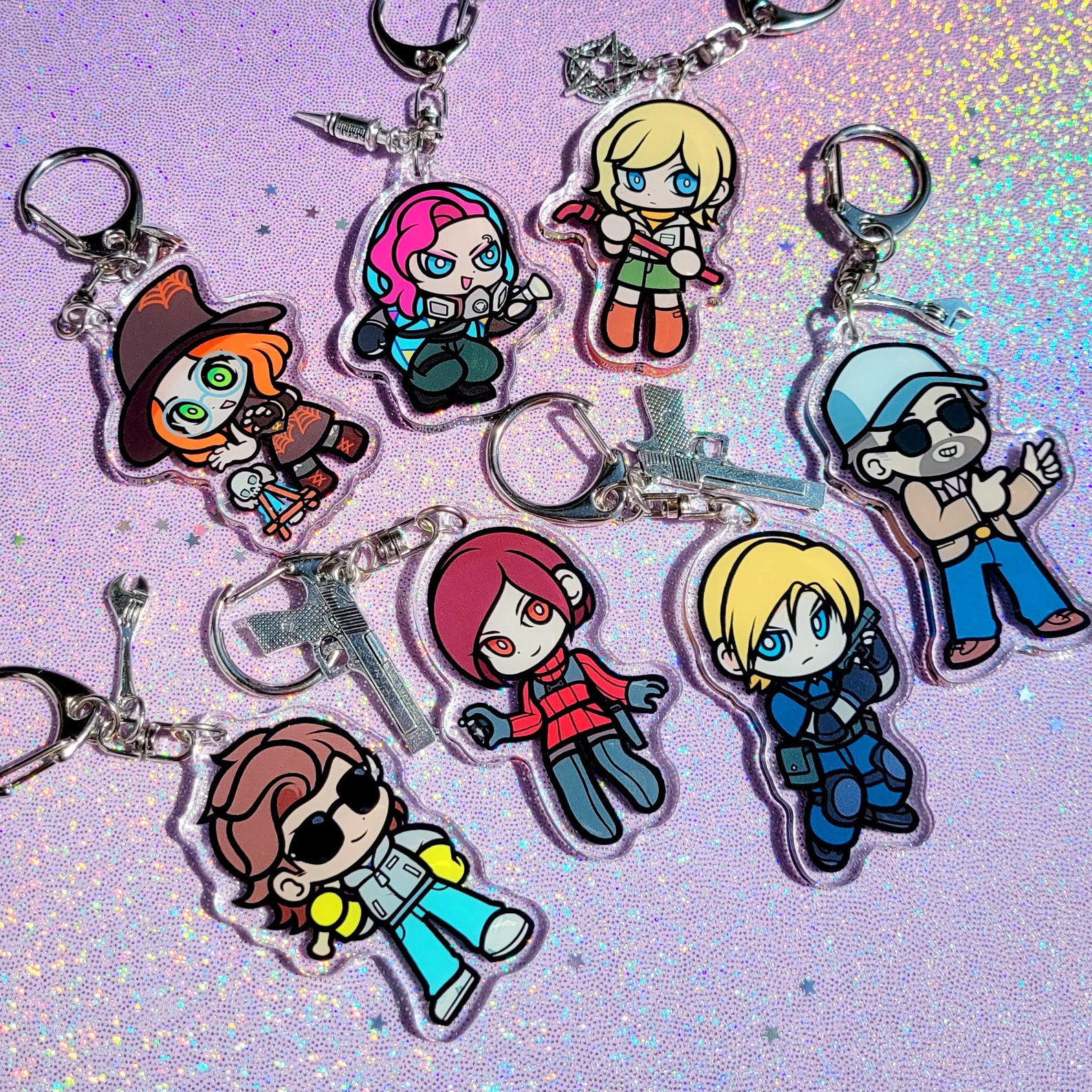 Dead by Daylight survivor acrylic keychains