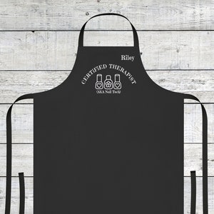 Nail Tech Apron, Nail Technician Apron, Personalized Nail Technician Apron, Gift for Nail Technician, Nail Artist Gift, Nail Artist Apron