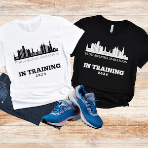 Philadelphia Running Shirt, Marathon Training Sweatshirt, Half Marathon Shirt, Shirt for Runner, Shirt for Marathon Training,Gift for Runner