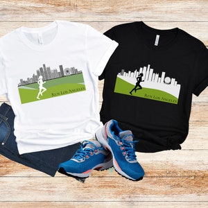 Los Angeles Running Shirt, Marathon Training Sweatshirt, Running Sweatshirt, Shirt for Runner, Cross Country Training Shirt, Gift for Runner