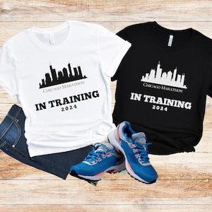 Chicago Running Shirt, Marathon Training Sweatshirt, Half Marathon Shirt, T-Shirt for Runner, T-Shirt for Marathon Training, Gift for Runner