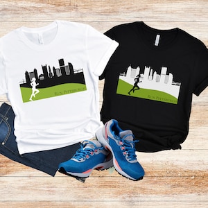 Pittsburgh Running Shirt, Marathon Training Sweatshirt, Running Sweatshirt, Shirt for Runner, Cross Country Training Shirt, Gift for Runner