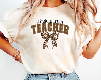 Kindergarten Teacher Shirt, Back to School Shirt, Comfort Colors, Kinder Crew Shirt, Teacher Gift, Kinder Squad Shirt, Teacher Appreciation