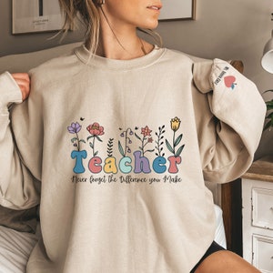 Teacher Graduation Gift, Teacher Sweatshirt, Personalized Teacher Sweatshirt, New Teacher Sweatshirt, Teacher Gift, Personalize Teacher Gift