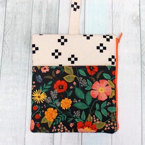 Rifle Paper Co. Floral Tablet Sleeve: Padded Cotton Device Cover