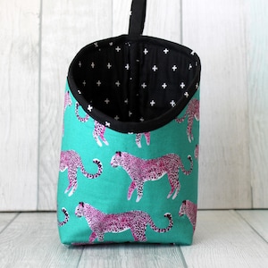 Floral Fabric Storage Bin: Floral Organization Container