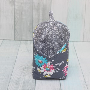 Floral Fabric Storage Organization Bin, ready to ship