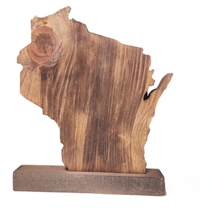 Wisconsin State Cutout Sign, State Decoration, Wisconsin Decoration, Sign, State Sign, Wisconsin Sign, Rustic Decor, Rustic Sign