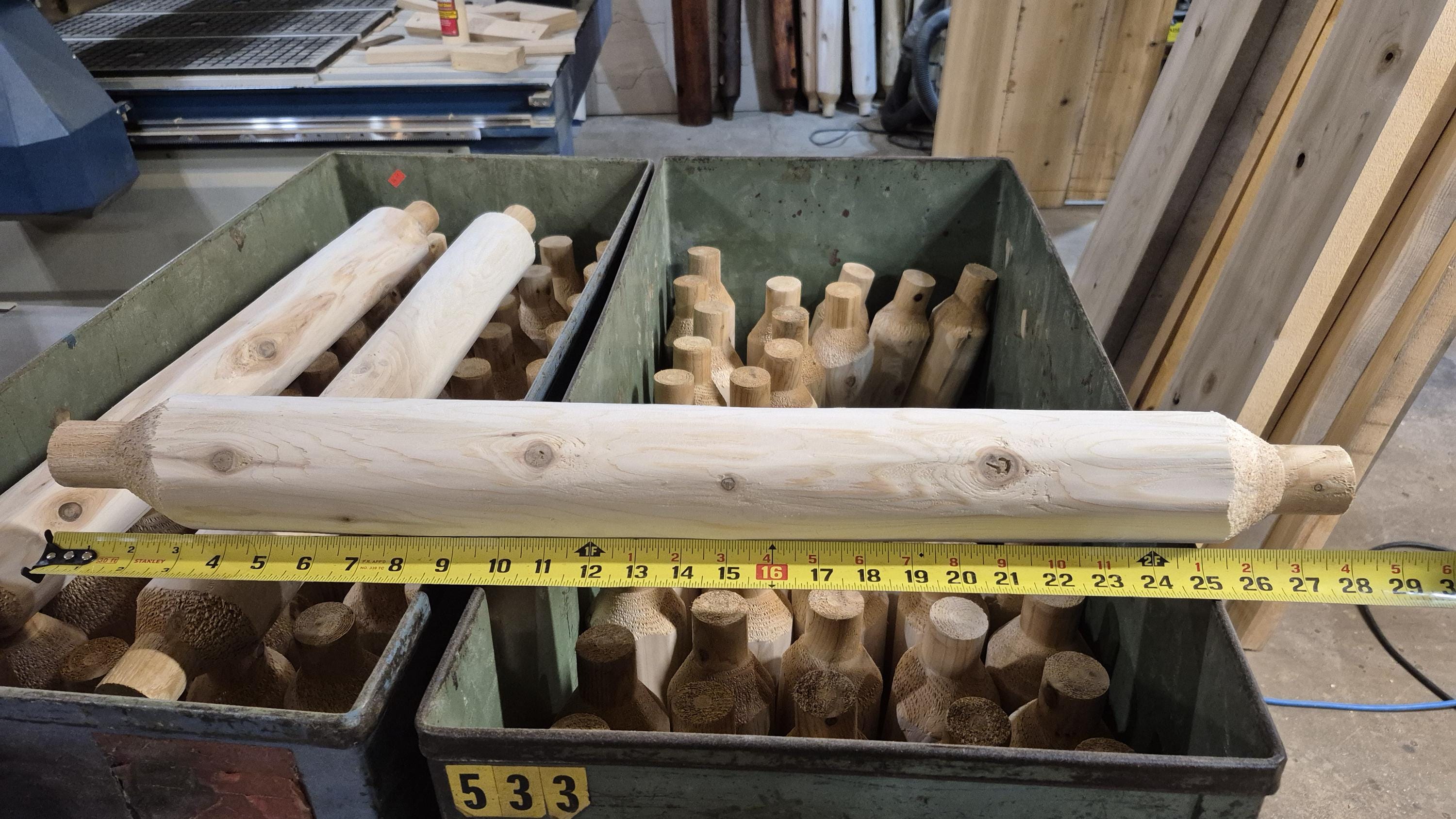 Log Spindles, Log Balusters, Log Railing Spindles - Etsy