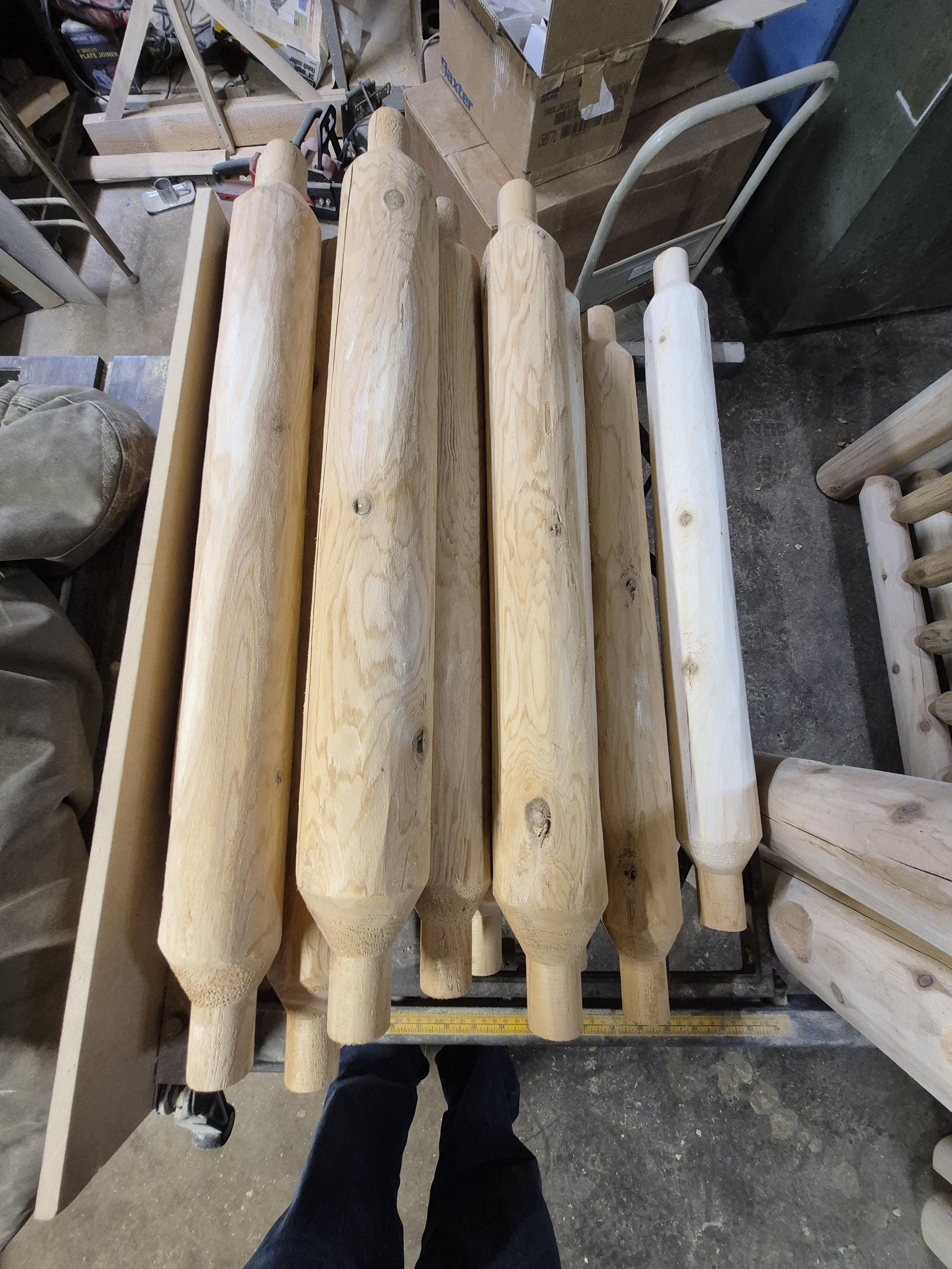 Log Spindles, Log Balusters, Log Railing Spindles - Etsy