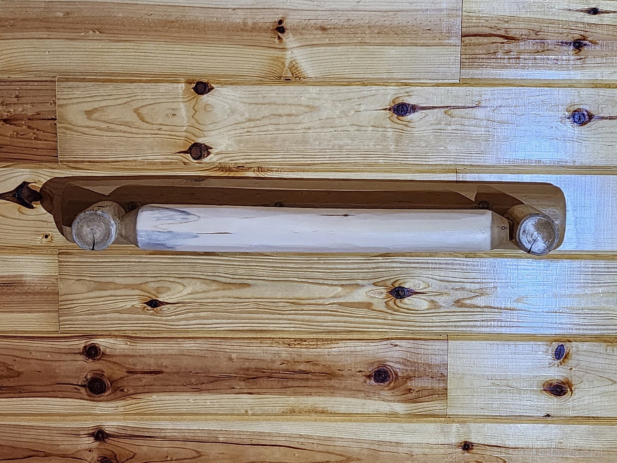2 Pack Cabin Towel Rack Log Towel Rack 24 Towel Rack, Cabin Furniture ...