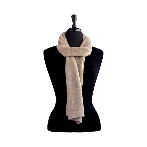 Knitted shawl cashmere shawl pashmina shawl aesthetic clothing vegan clothing knit scarf blanket scarf nepal natural wool gift for women KN